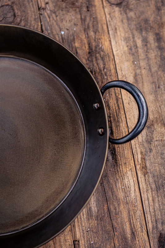 12-Inch Carbon Steel Pan with Helper Handle